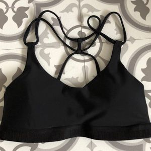 Black Under Armour Sports Bra